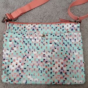 Multi Colored Fossil Crossbody